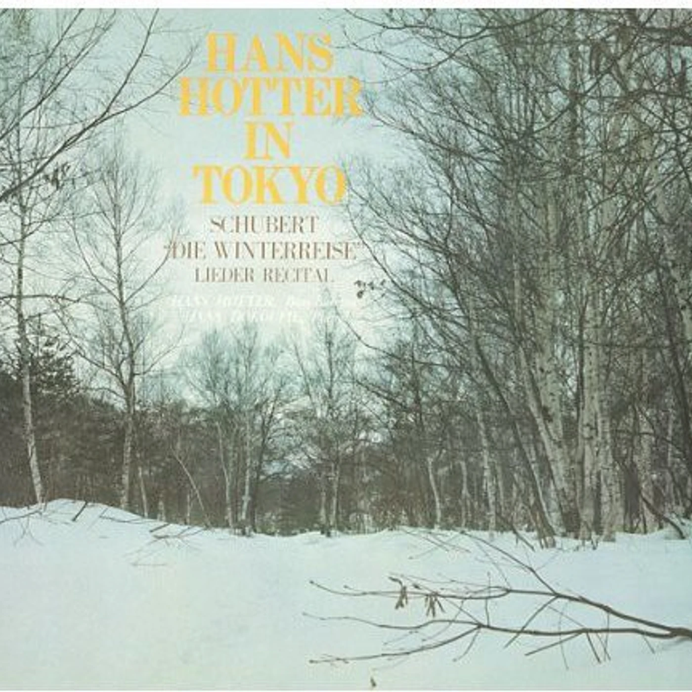 HANS HOTTER IN TOKYO 1969 CD