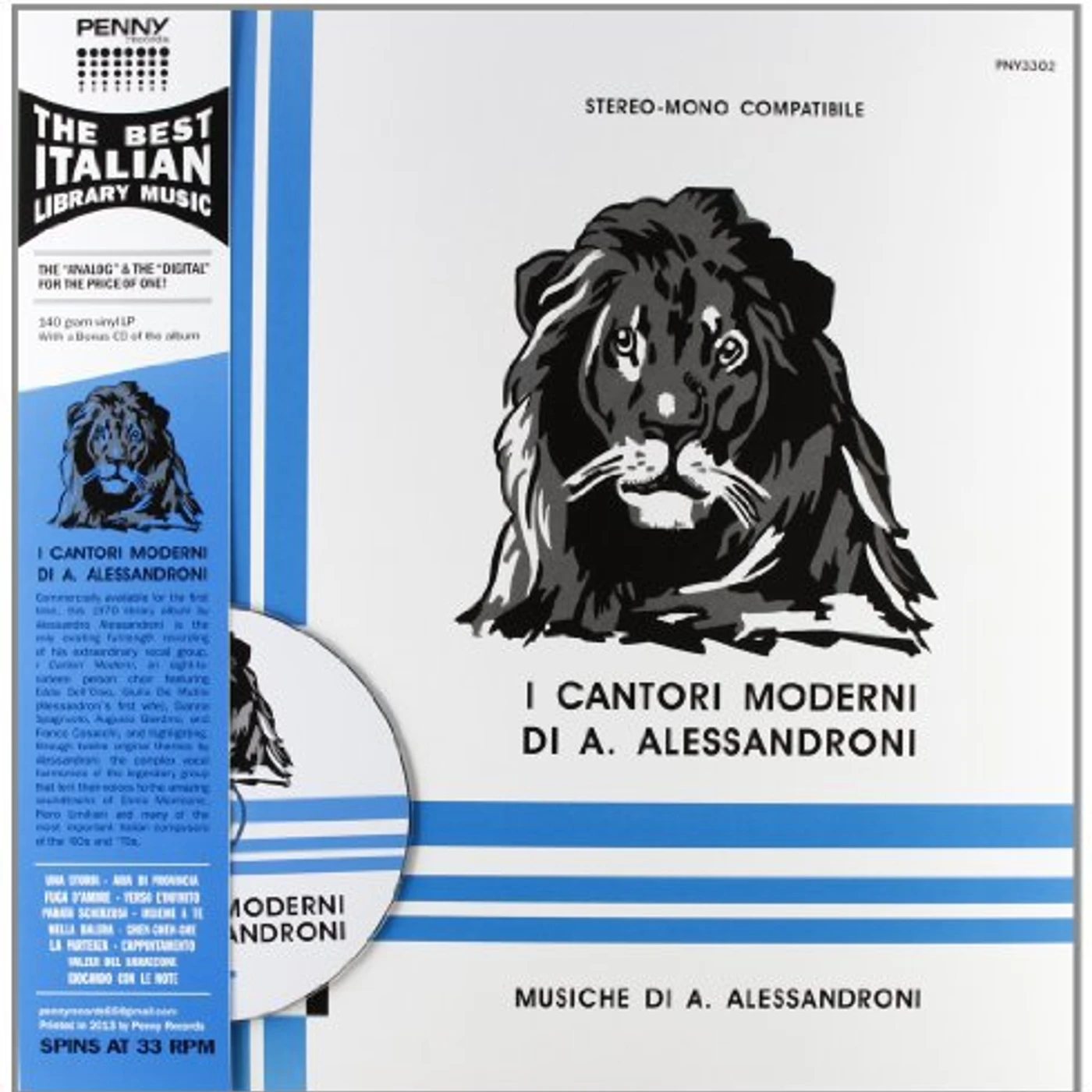 Alessandro Alessandroni I CANTORI MODERNI Vinyl Record