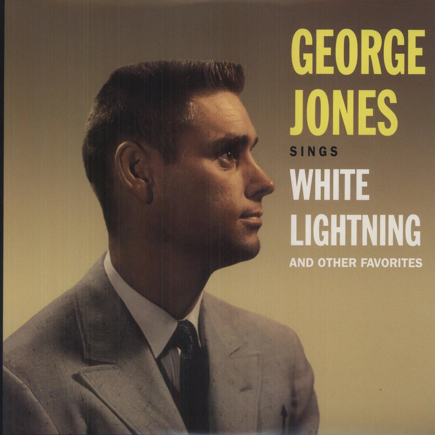 George Jones SINGS WHITE LIGHTNING & OTHER FAVORITES (Vinyl)