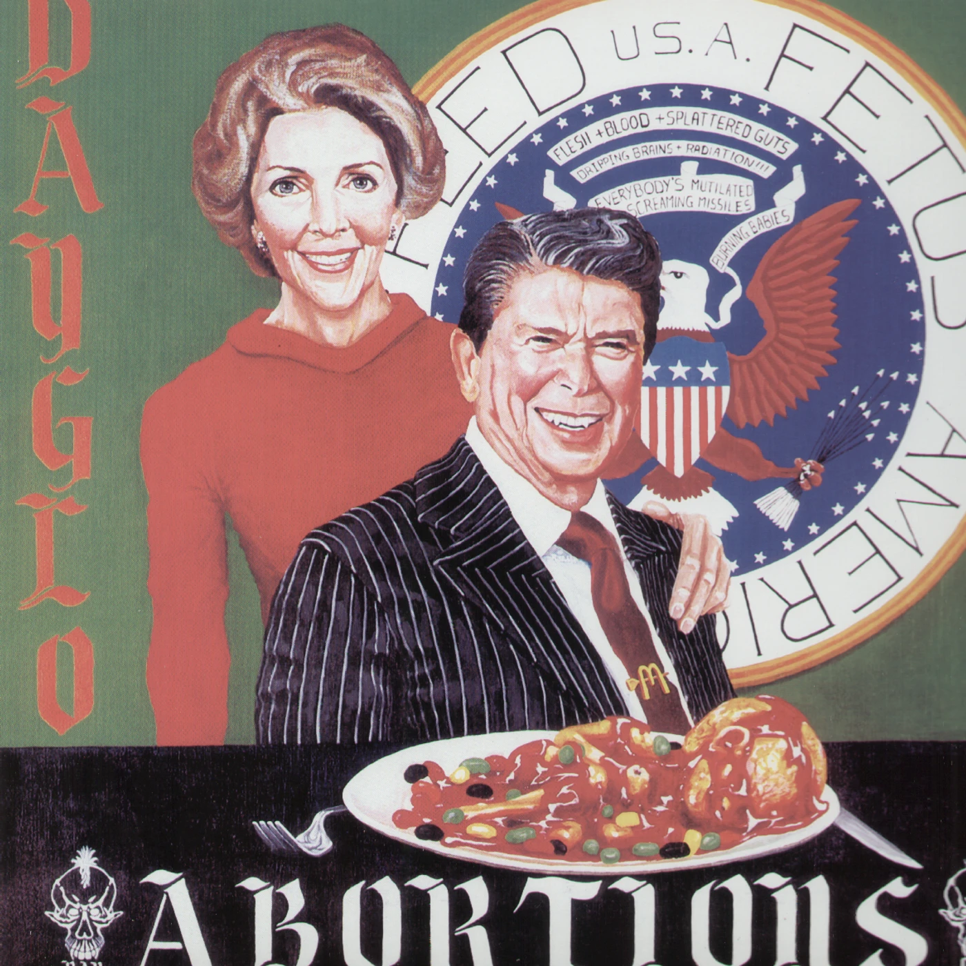 Dayglo Abortions FEED US FETUS Vinyl Record