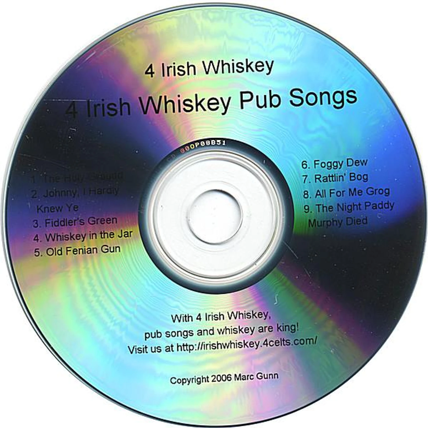 4 IRISH WHISKEY PUB SONGS CD