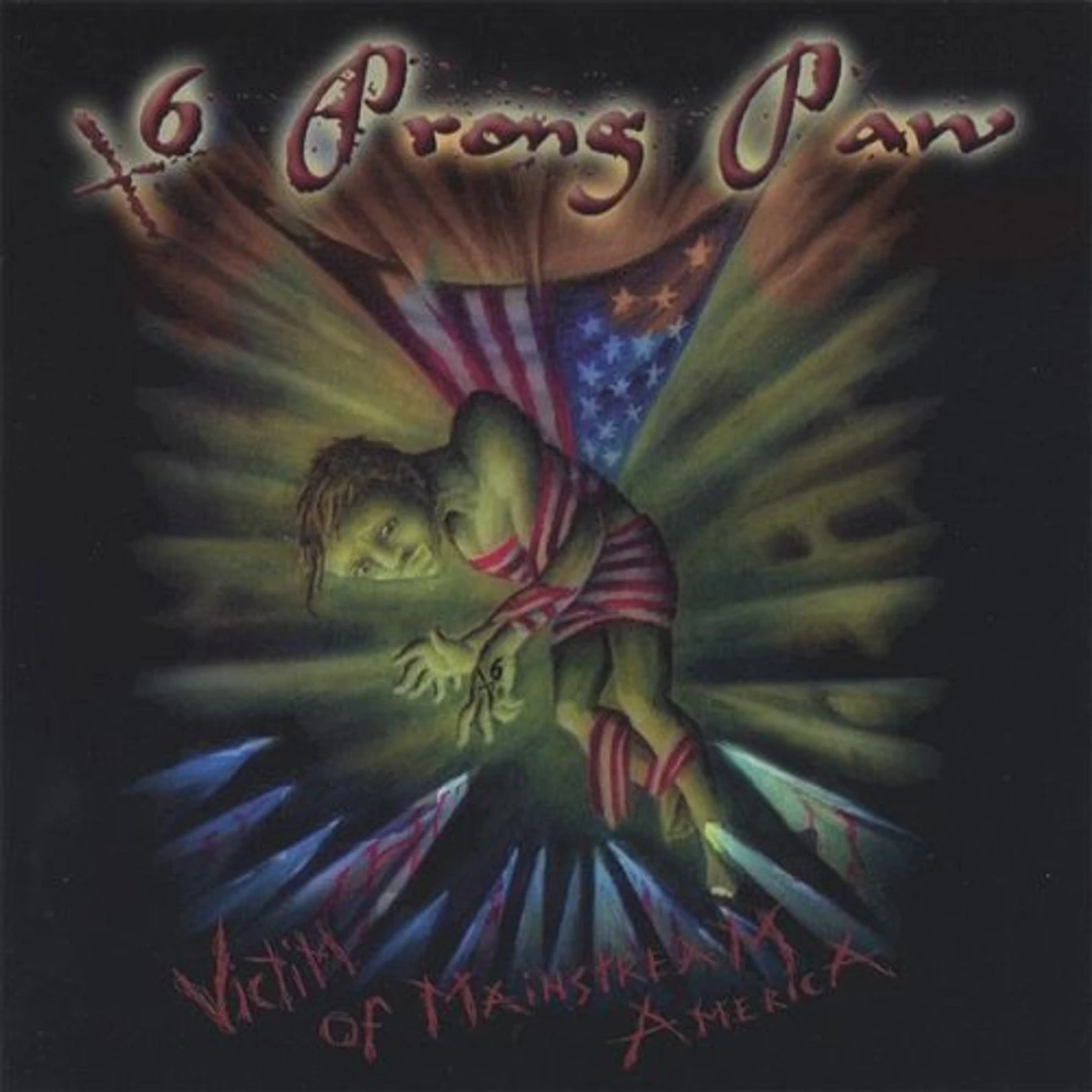 6 Prong Paw VICTIM OF MAINSTREAM AMERICA CD