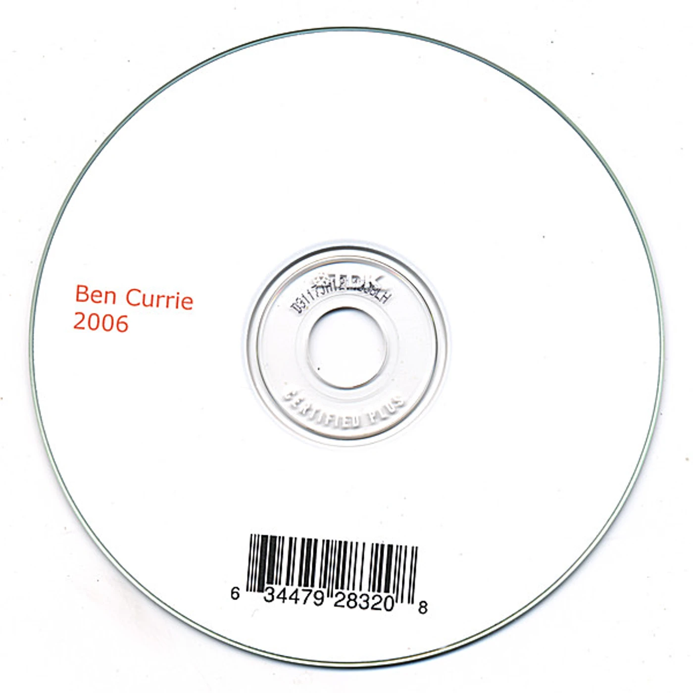 Ben Currie 2006 CD