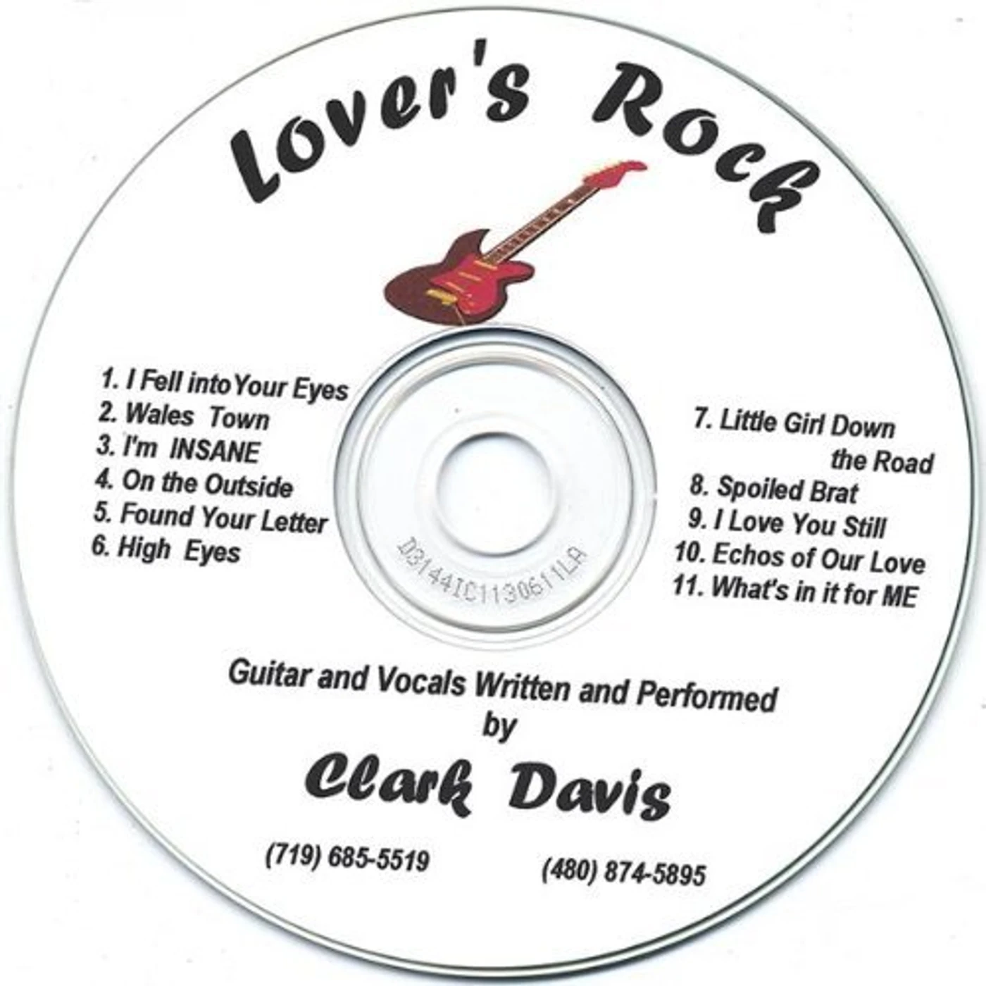 Clark Davis LOVERS ROCK CD