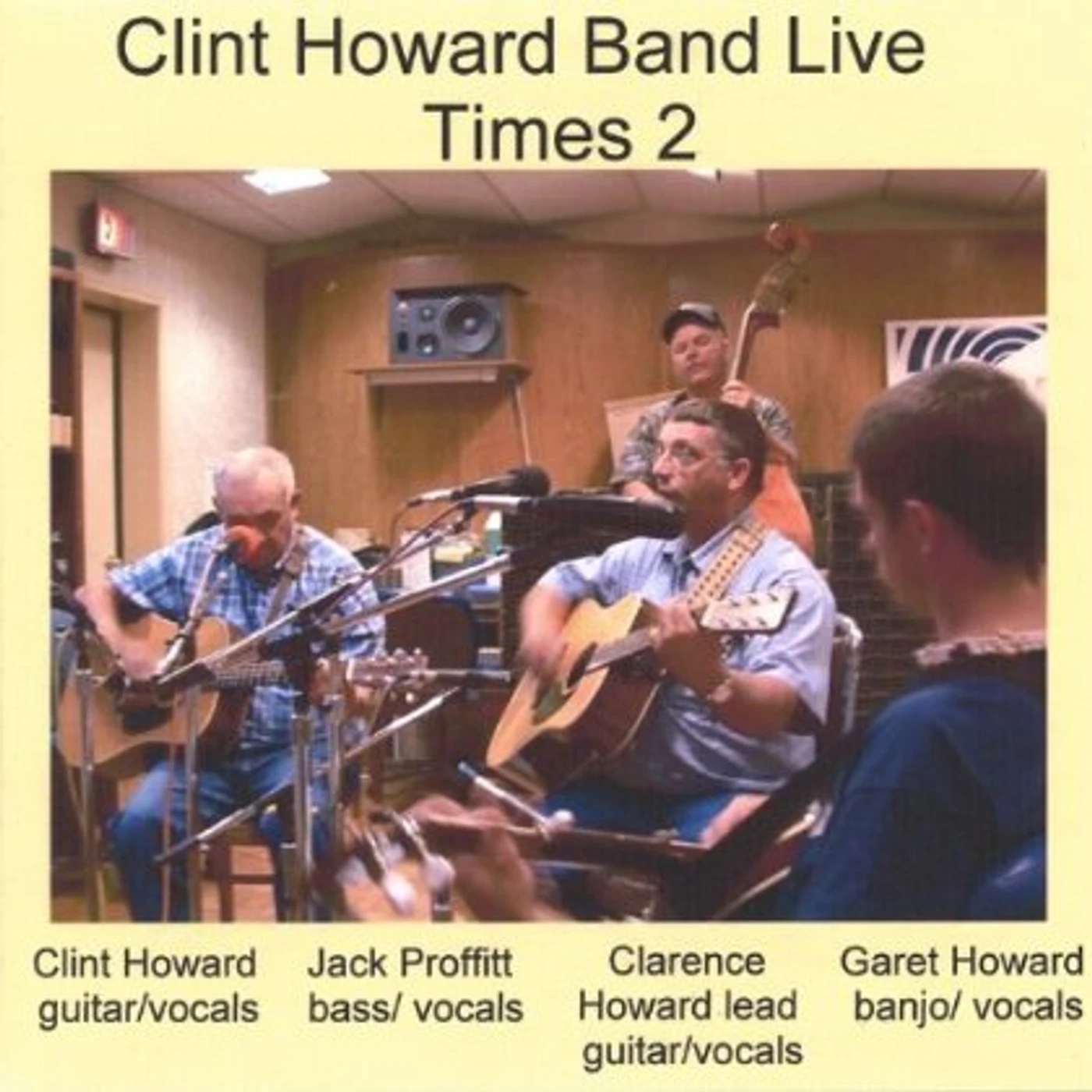 CLINT HOWARD BAND LIVE TIMES 2 CD