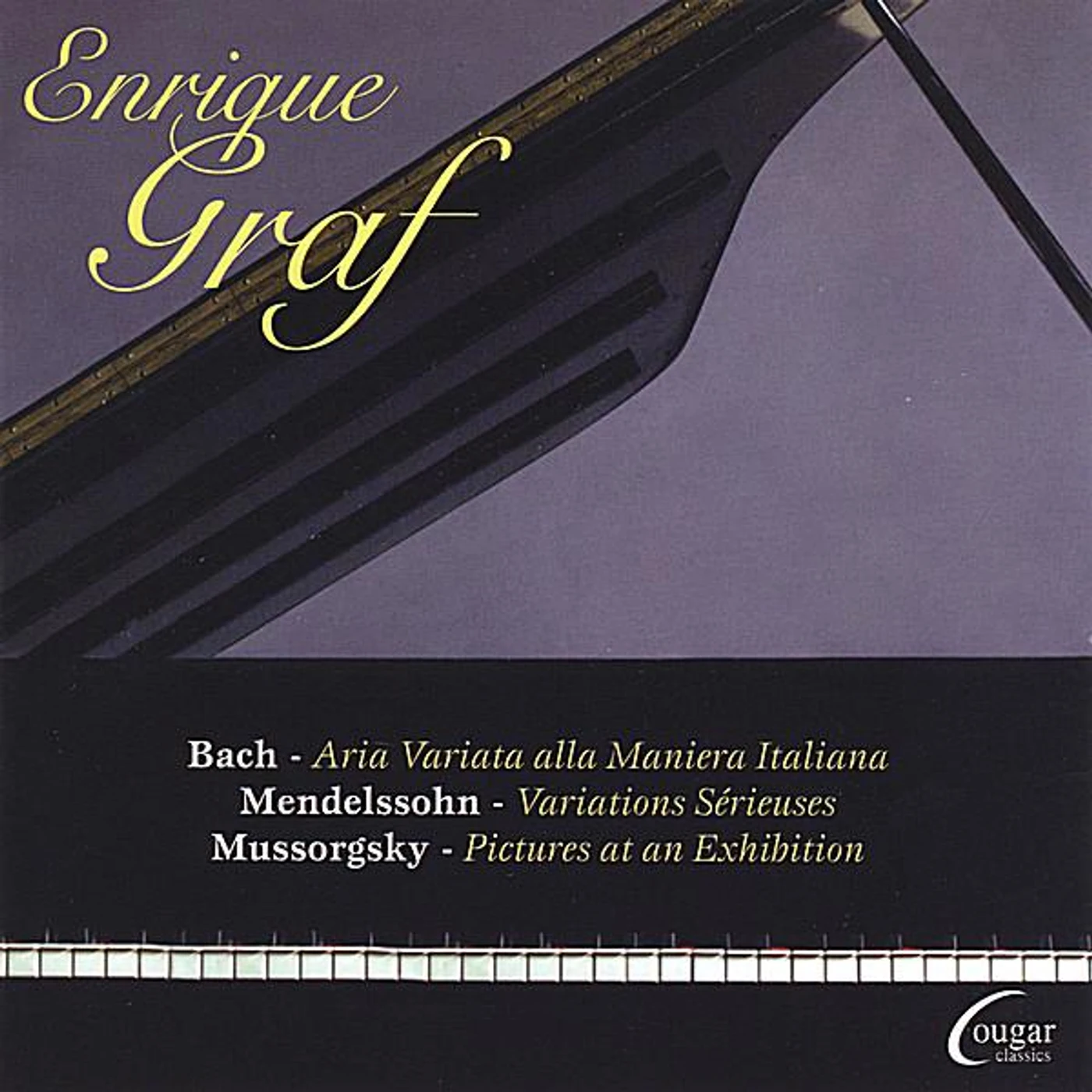 Enrique Graf BACH MENDELSSOHN MUSSORGSKY CD