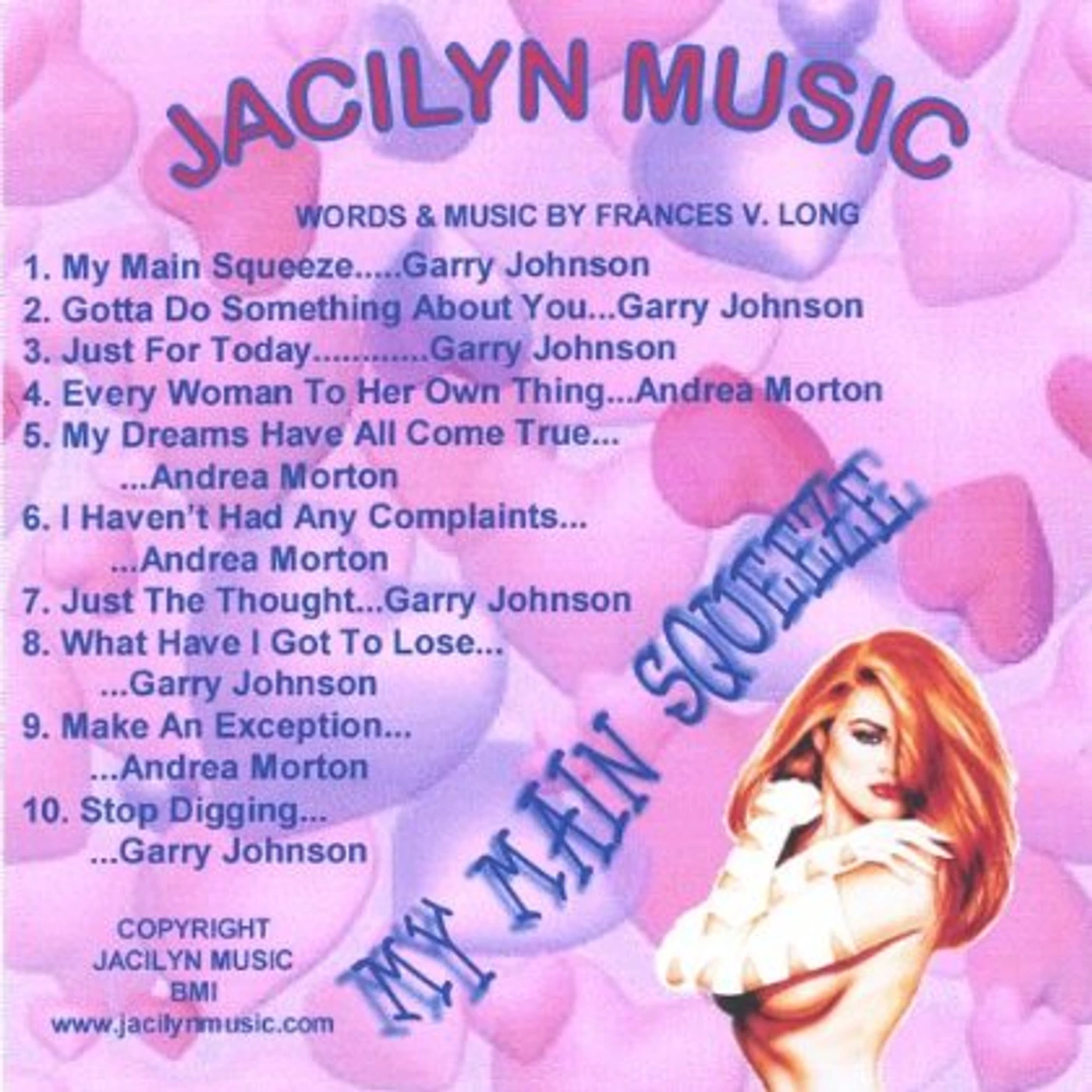 Jacilyn Music MY MAIN SQUEEZE CD