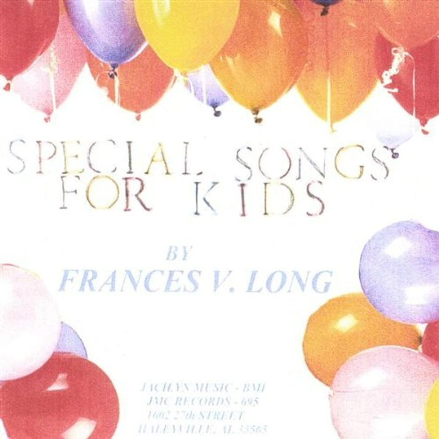 Jacilyn Music SPECIAL SONGS FOR KIDS CD