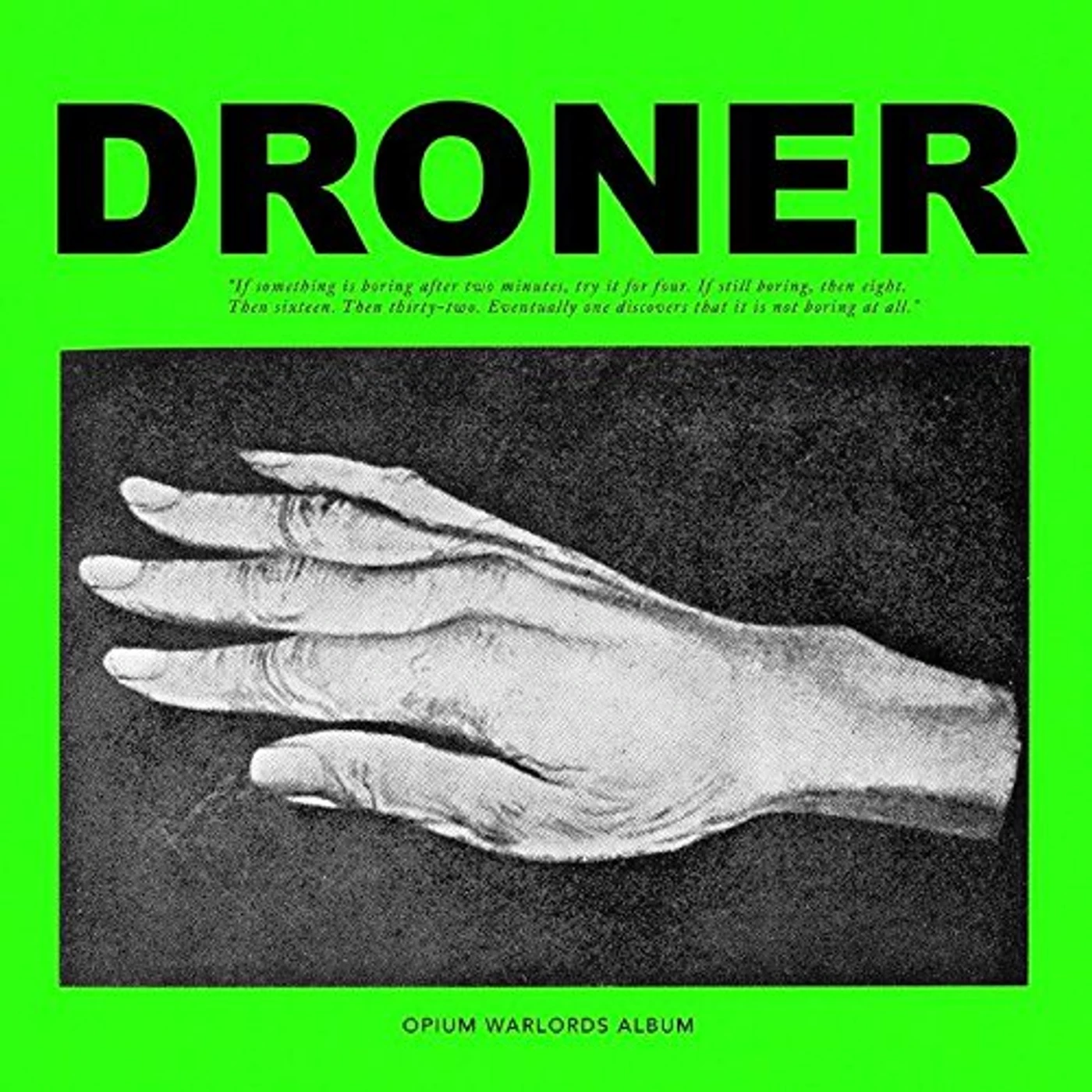 Opium Warlords DRONER CD