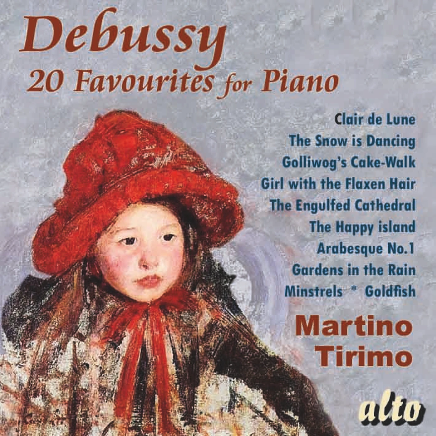 Martino Tirimo DEBUSSY: 20 FAVOURITES FOR PIANO CD