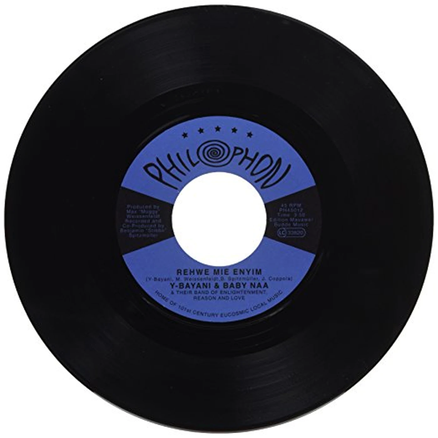 Y-Bayani and Baby Naa & their Band of Enlightenment Reason and Love Rehwe Mie Enyim Vinyl Record