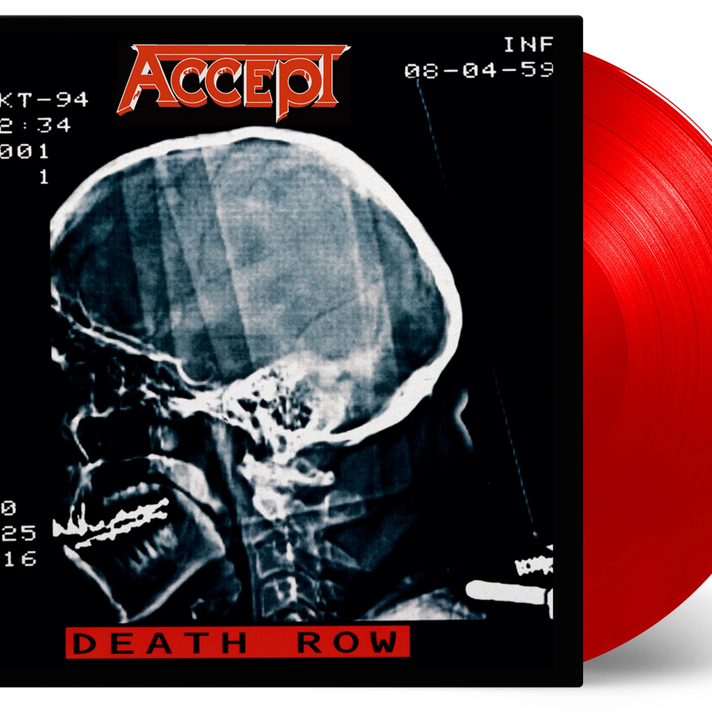 Accept DEATH ROW (180G/RED VINYL/GATEFOLD) Vinyl Record