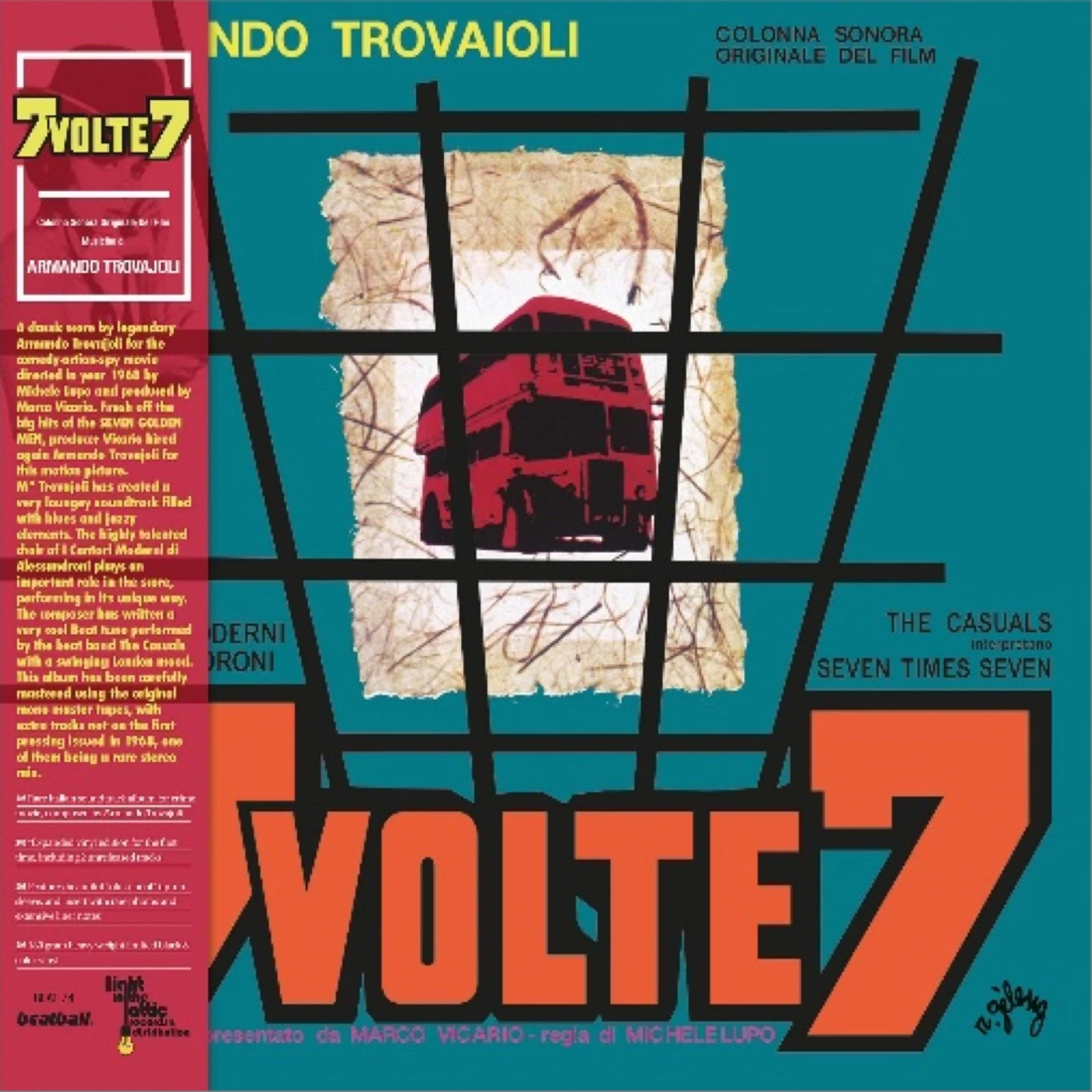 Armando Trovajoli 7 VOLTE 7: COLONNA SONORA / Original Soundtrack Vinyl Record
