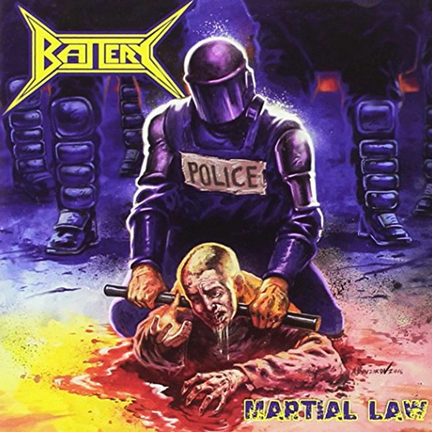 Battery MARTIAL LAW CD