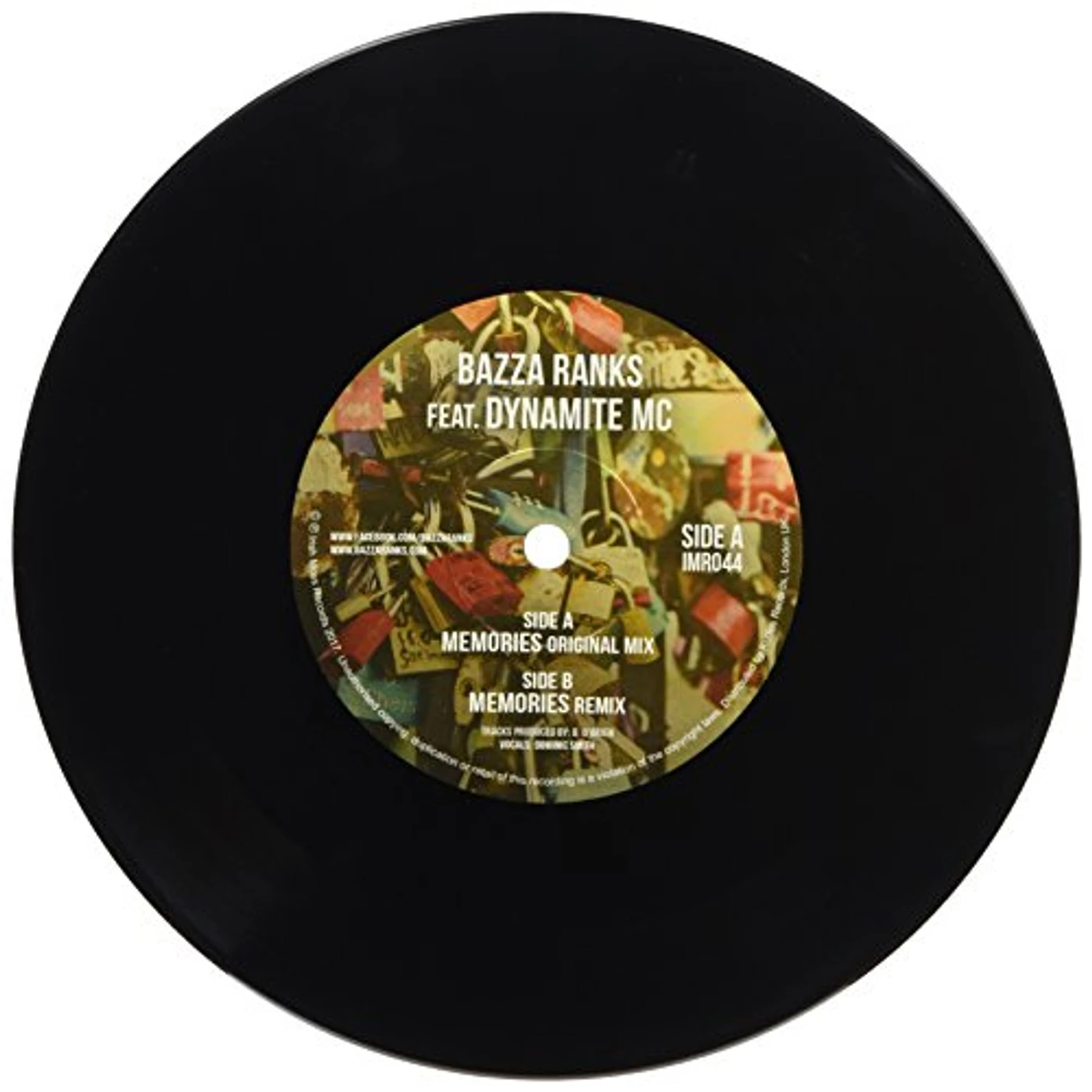 Bazza Ranks MEMORIES Vinyl Record