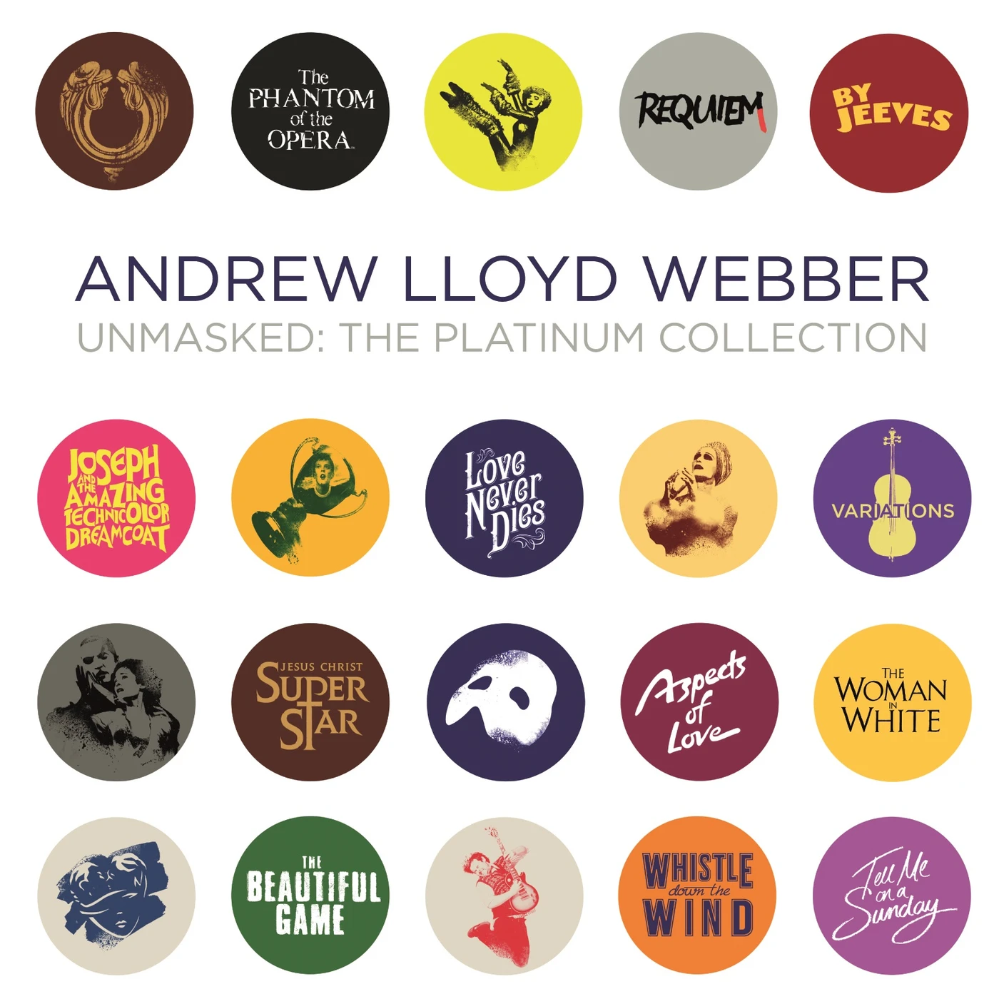 Andrew Lloyd Webber UNMASKED: THE PLATINUM COLLECTION CD
