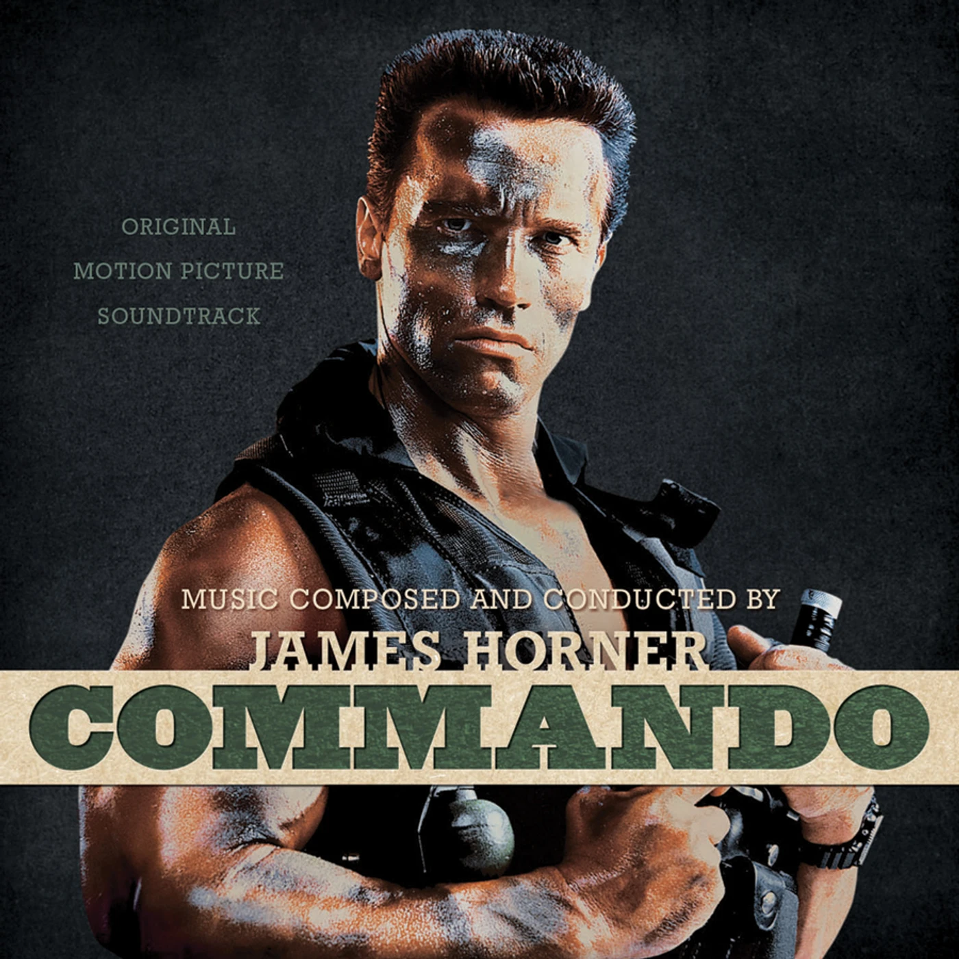 James Horner COMMANDO: ORIGINAL MOTION PICTURE SOUNDTRACK Vinyl Record