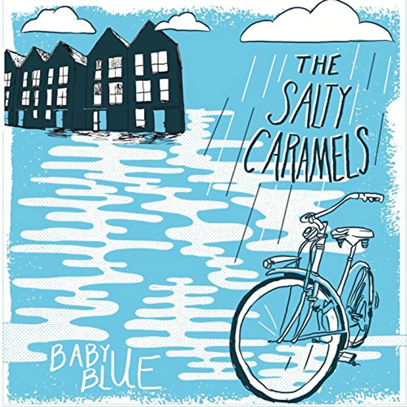 The Salty Caramels Baby Blue Vinyl Record