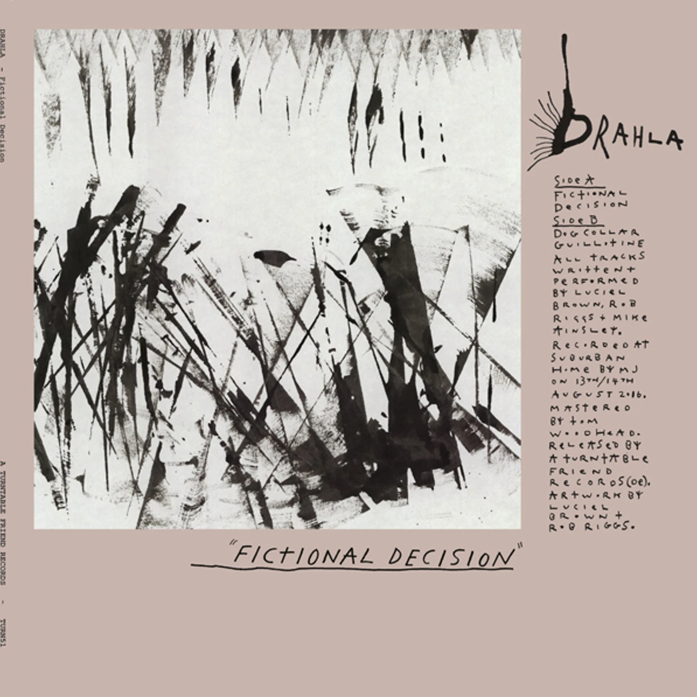 Drahla Fictional Decision Vinyl Record