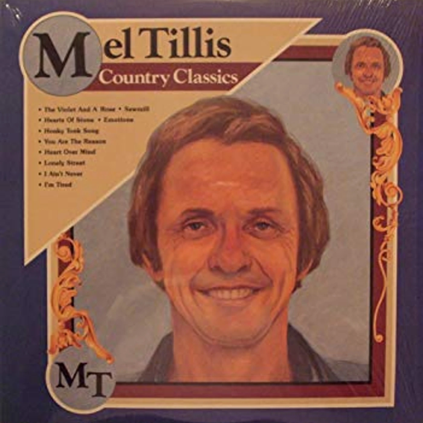 Mel Tillis COUNTRY CLASSICS Vinyl Record