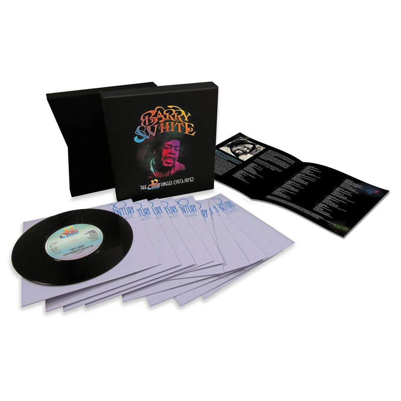 Barry White 20TH CENTURY RECORDS 7 INCH SINGLES: 1973-1975 Vinyl Record Box Set