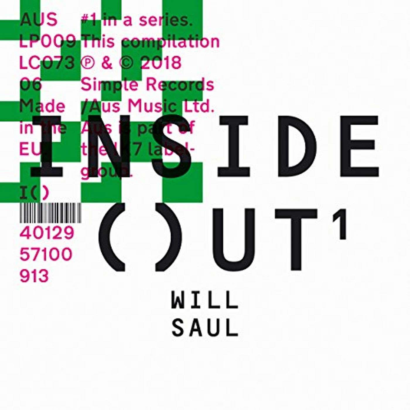 Will Saul INSIDE OUT CD