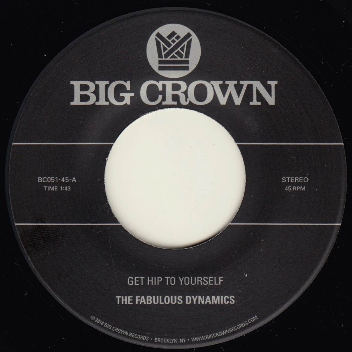 The Fabulous Dynamics GET HIP TO YOURSELF / EVERY TIME I SEE PRETTY GIRL Vinyl Record