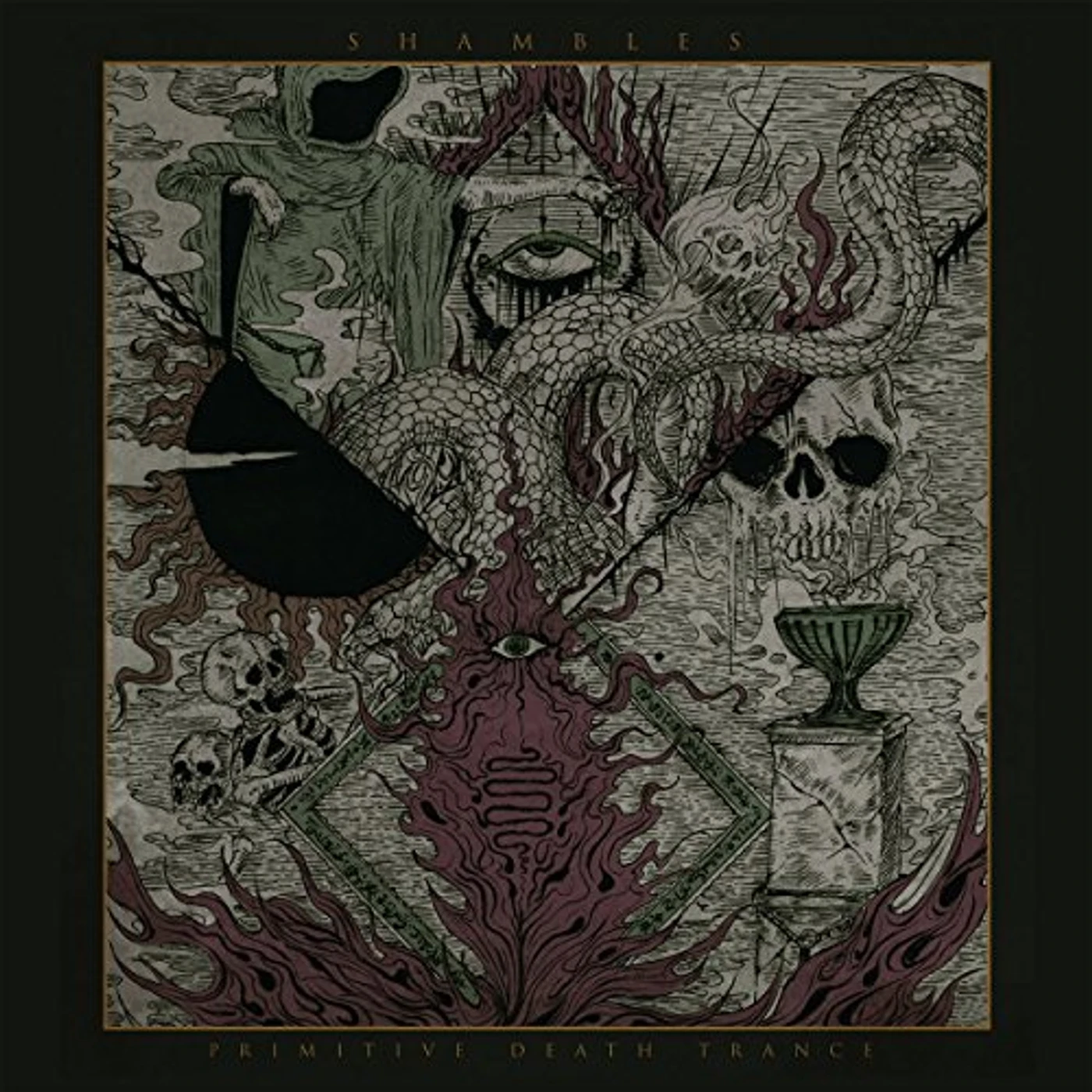 Shambles Primitive Death Trance Vinyl Record