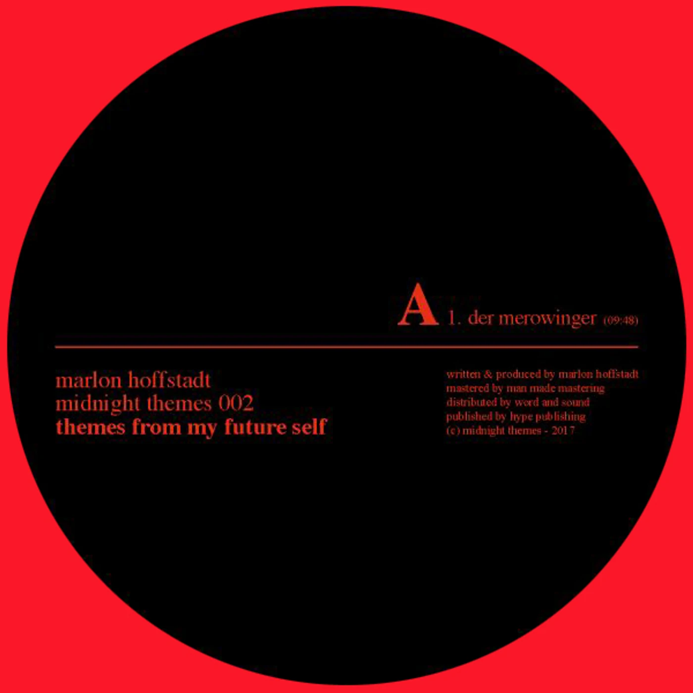 Marlon Hoffstadt Themes From My Future Self Vinyl Record