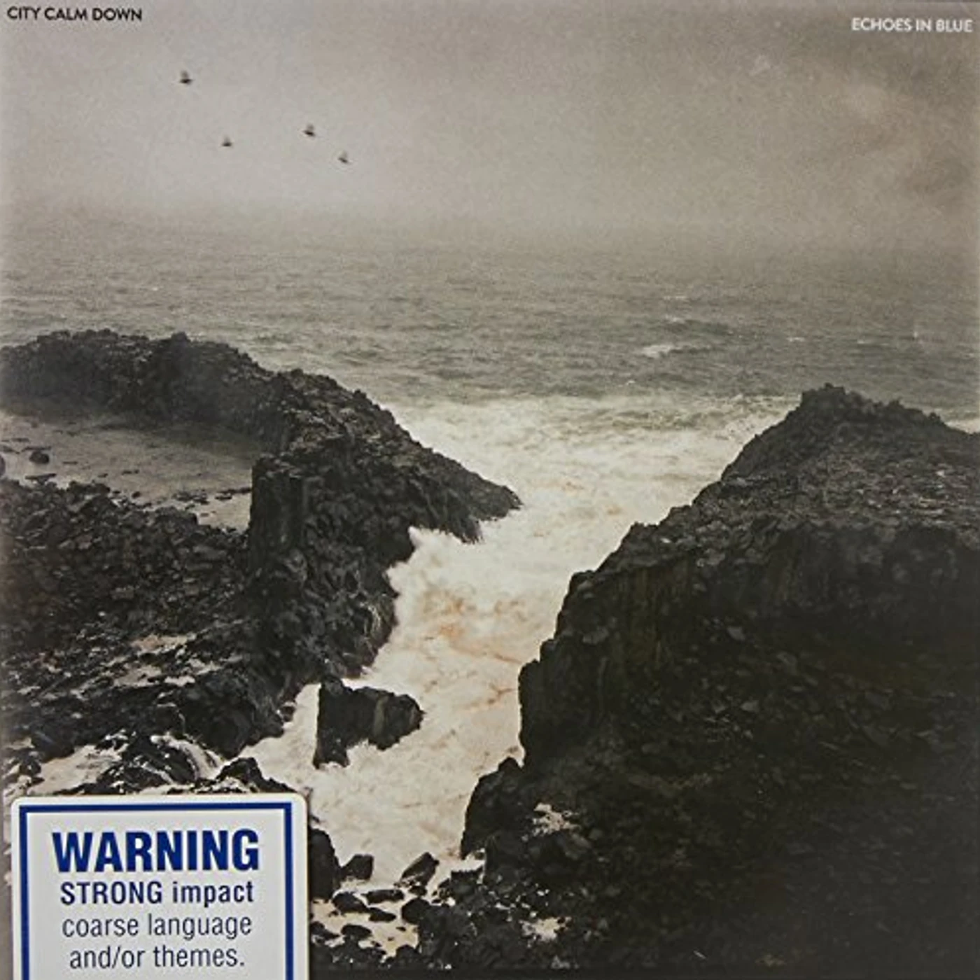 City Calm Down Echoes In Blue Vinyl Record