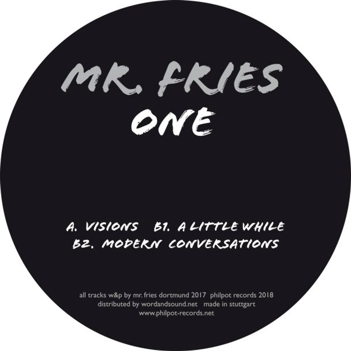 Mr. Fries ONE Vinyl Record