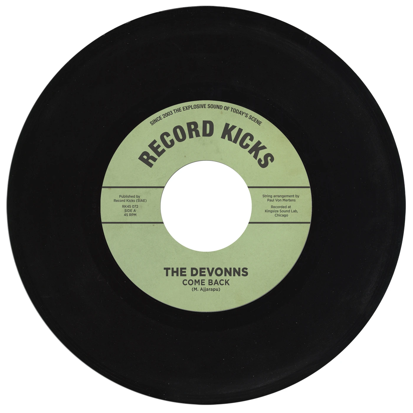 The Devonns COME BACK / THINK I'M FALLING IN LOVE Vinyl Record