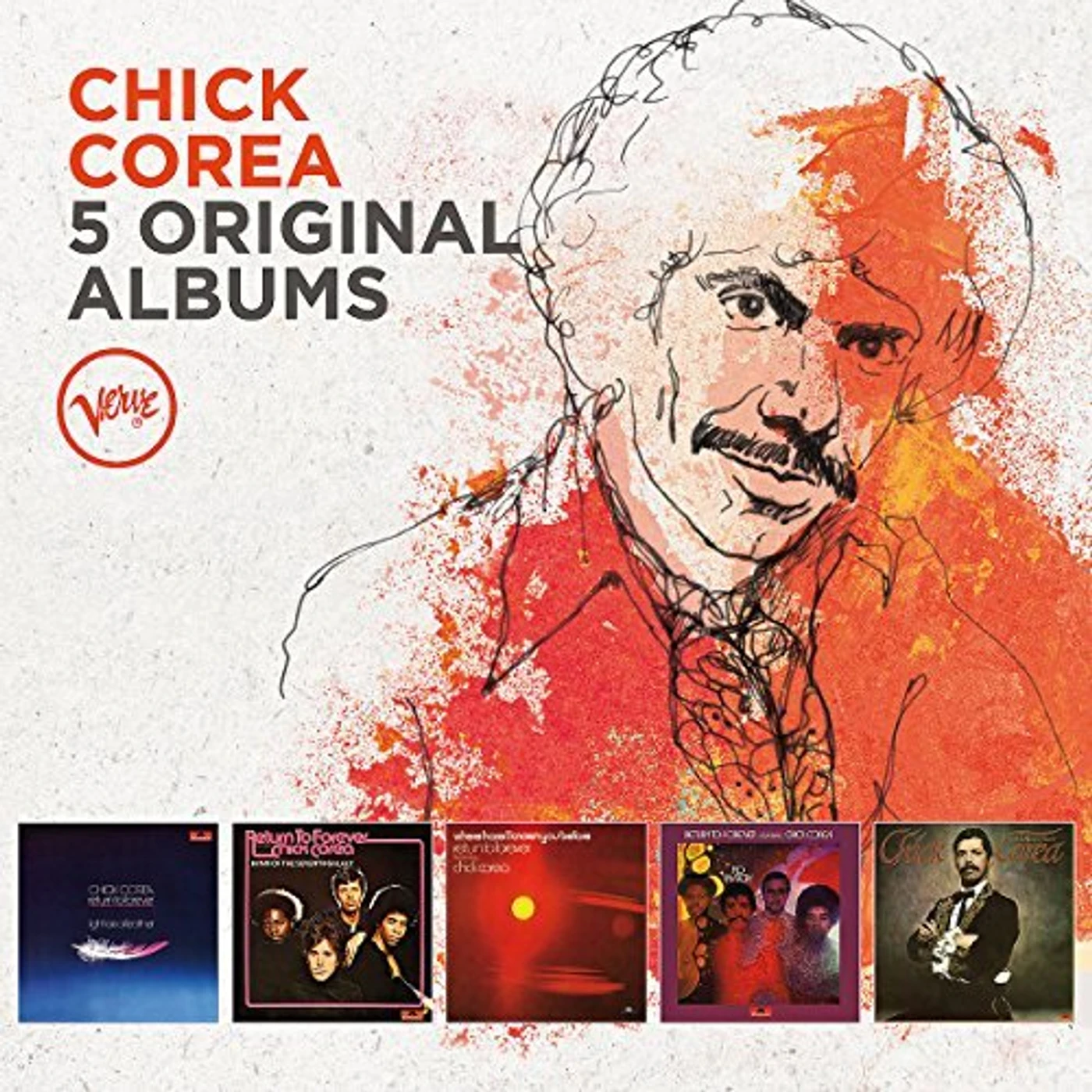 Chick Corea 5 ORIGINAL ALBUMS CD