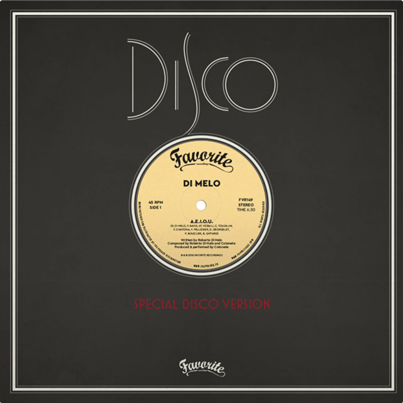 Di Melo A.E.I.O.U. Vinyl Record