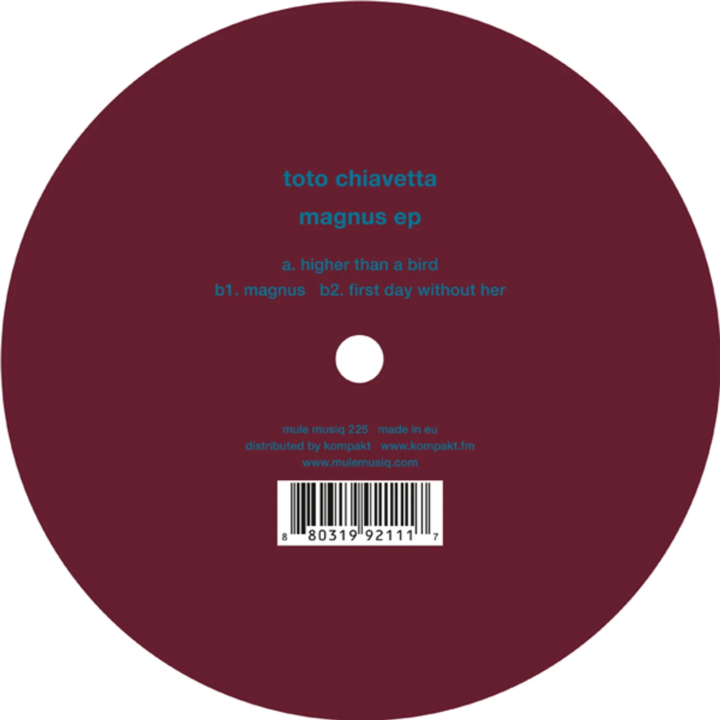 Toto Chiavetta MAGNUS Vinyl Record