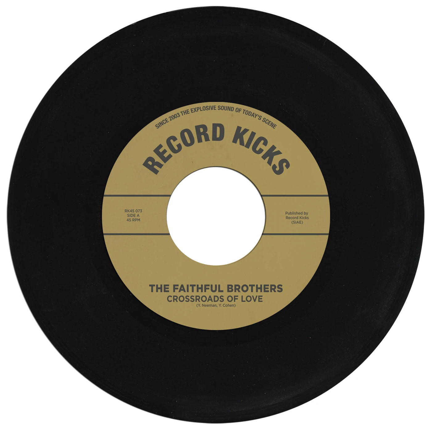 The Faithful Brothers CROSSROADS OF LOVE / OME MORE TIME Vinyl Record