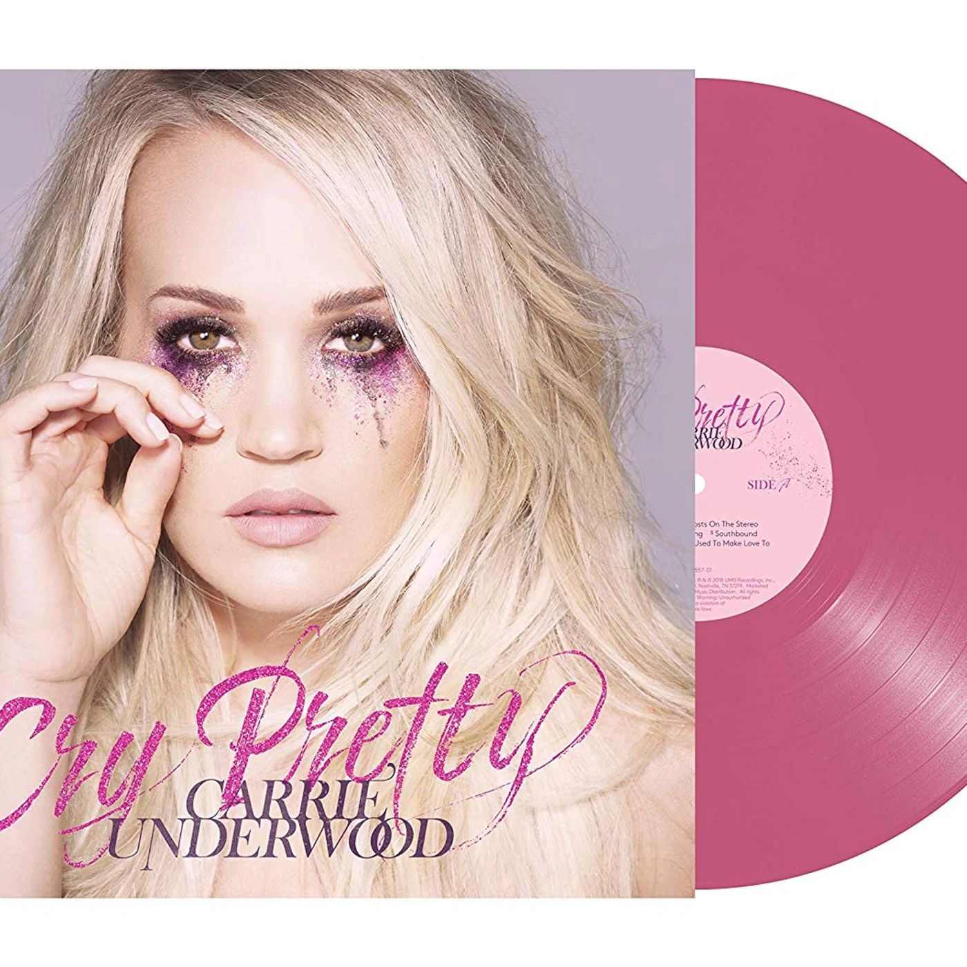 Carrie Underwood CRY PRETTY - Limited Edition Pink Colored LP Vinyl Record