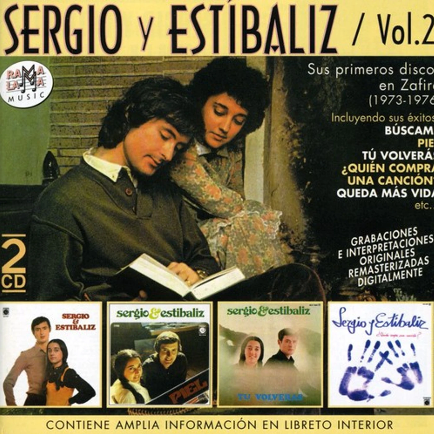 Sergio Y Estibaliz VOL 2: SUS PRIMEROS DISCOS EN ZAFIRO (1973-1976) CD