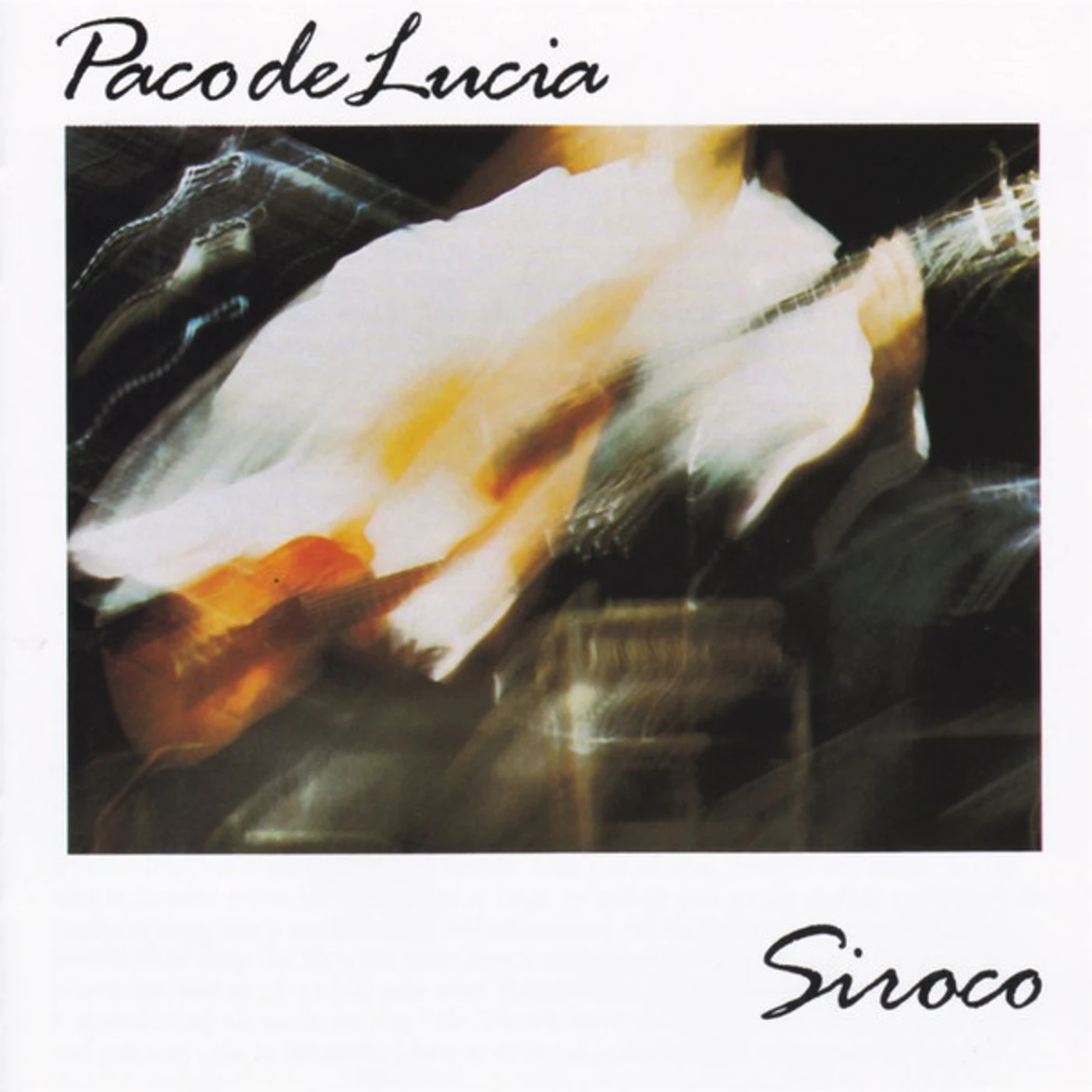 Paco De Lucia SIROCO Vinyl Record