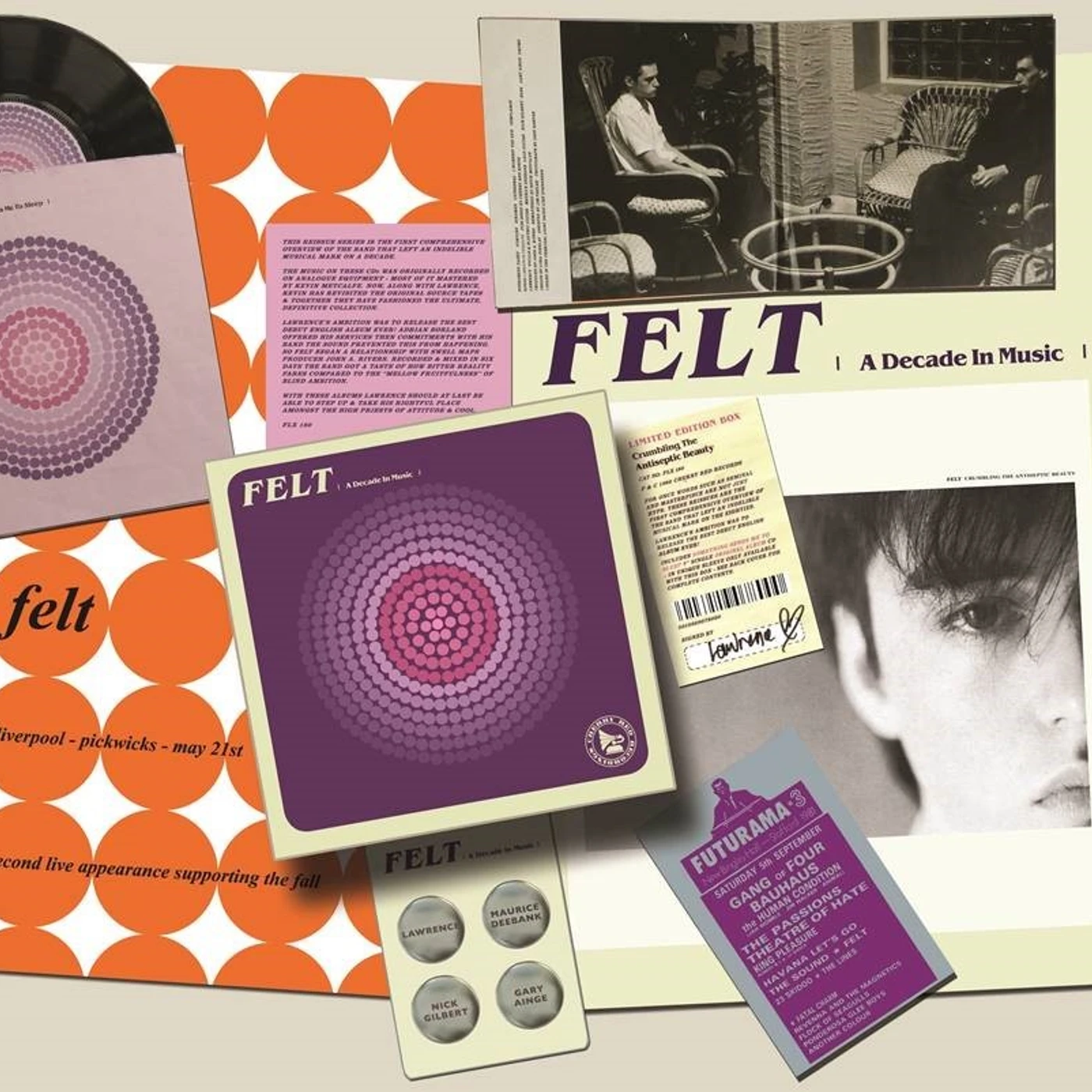 Felt FOREVER BREATHES THE LONELY WORD CD