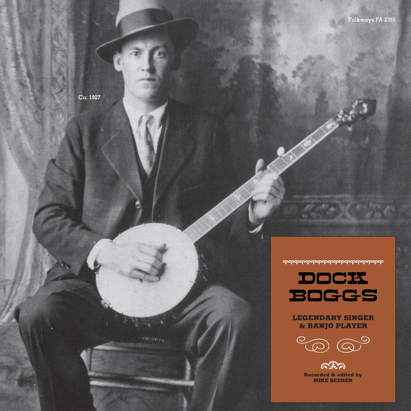 Dock Boogs LEGENDARY SINGER & BANJO PLAYER Vinyl Record