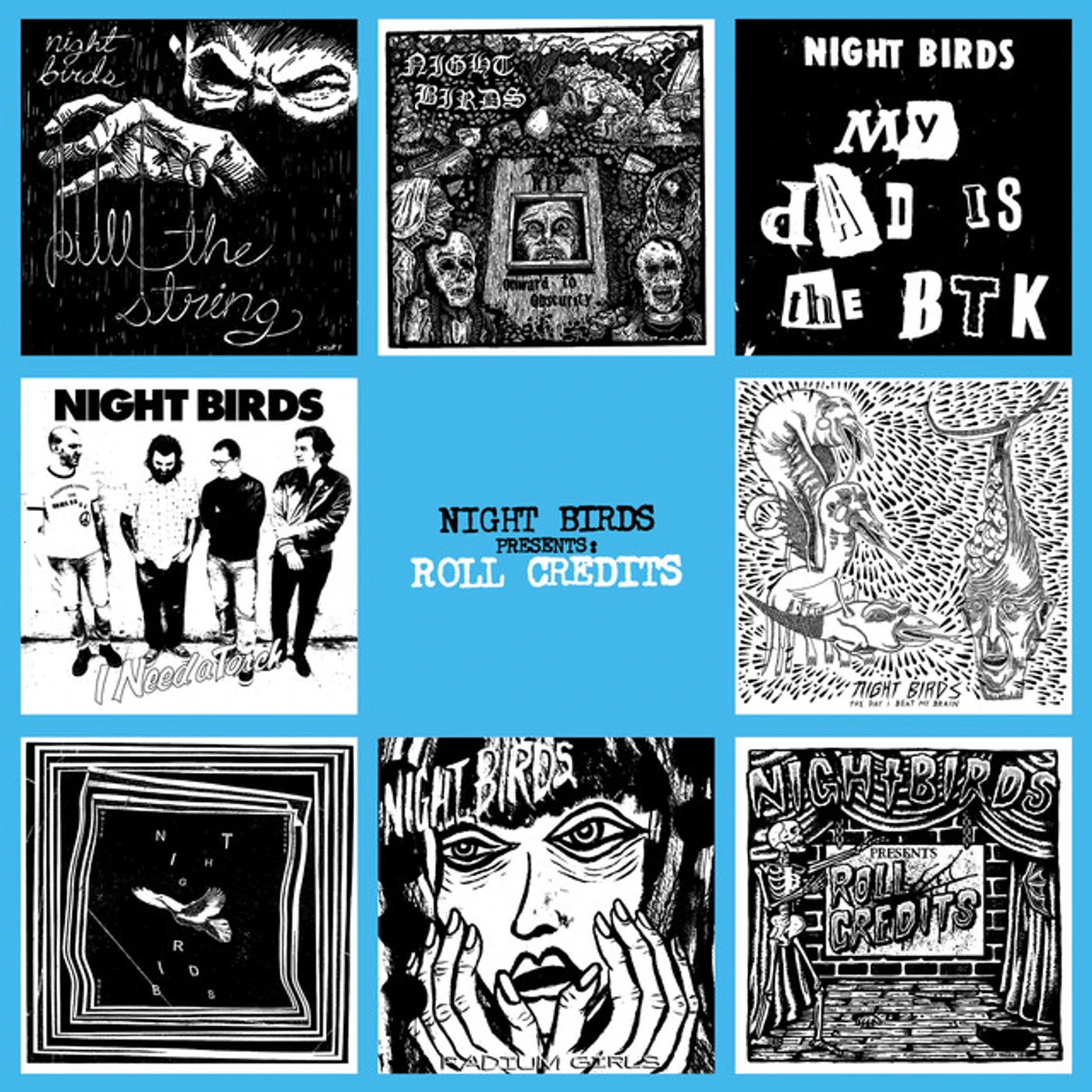 Night Birds ROLL CREDIT Vinyl Record