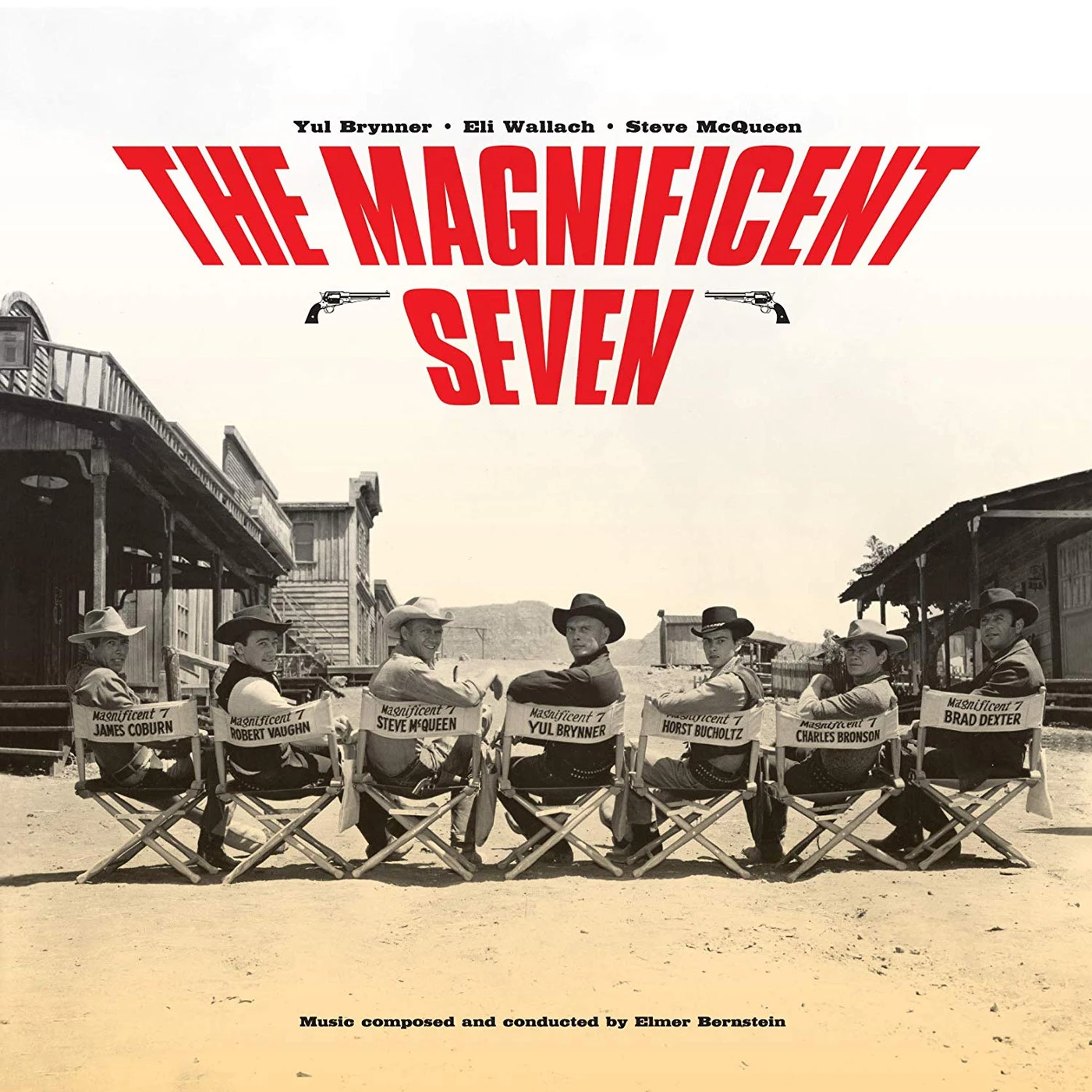 Elmer Bernstein Magnificent Seven / Original Soundtrack Colored Vinyl Record - Limited Edition, 180 Gram Pressing