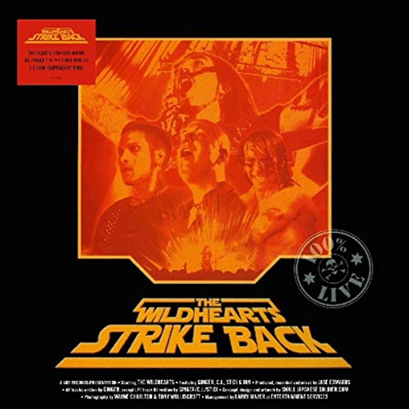 THE WILDHEARTS STRIKE BACK Vinyl Record