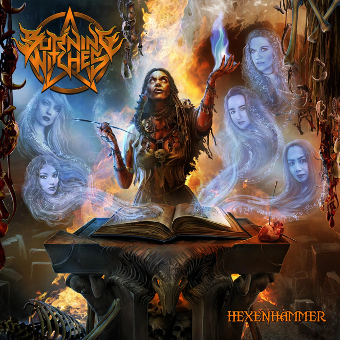Burning Witches HEXENHAMMER Vinyl Record