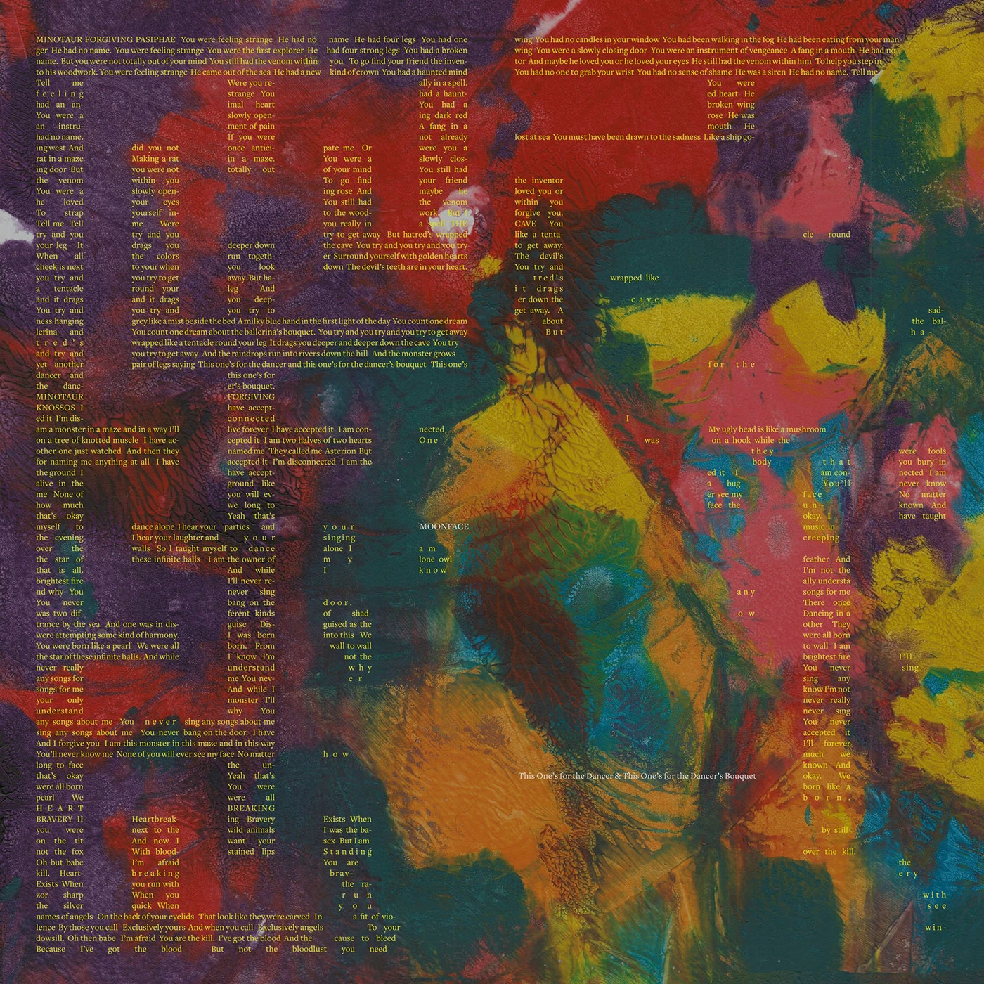 Moonface THIS ONE'S FOR THE DANCER & THIS ONE'S FOR THE DANCER'S BOUQUET Vinyl Record