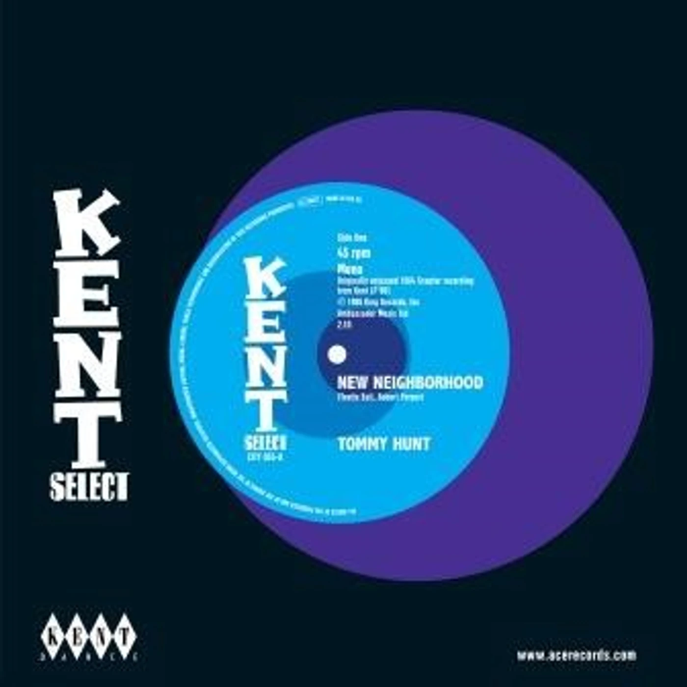 Tommy Hunt NEW NEIGHBORHOOD / I'M LONELY FOR YOU Vinyl Record