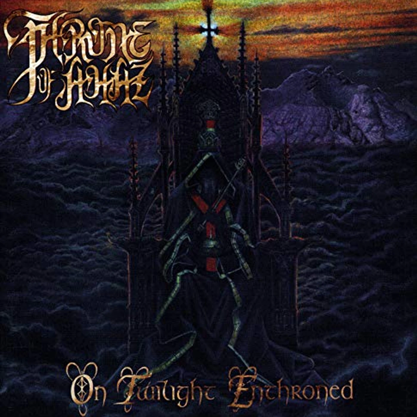 Throne Of Ahaz On Twilight Enthroned Vinyl Record