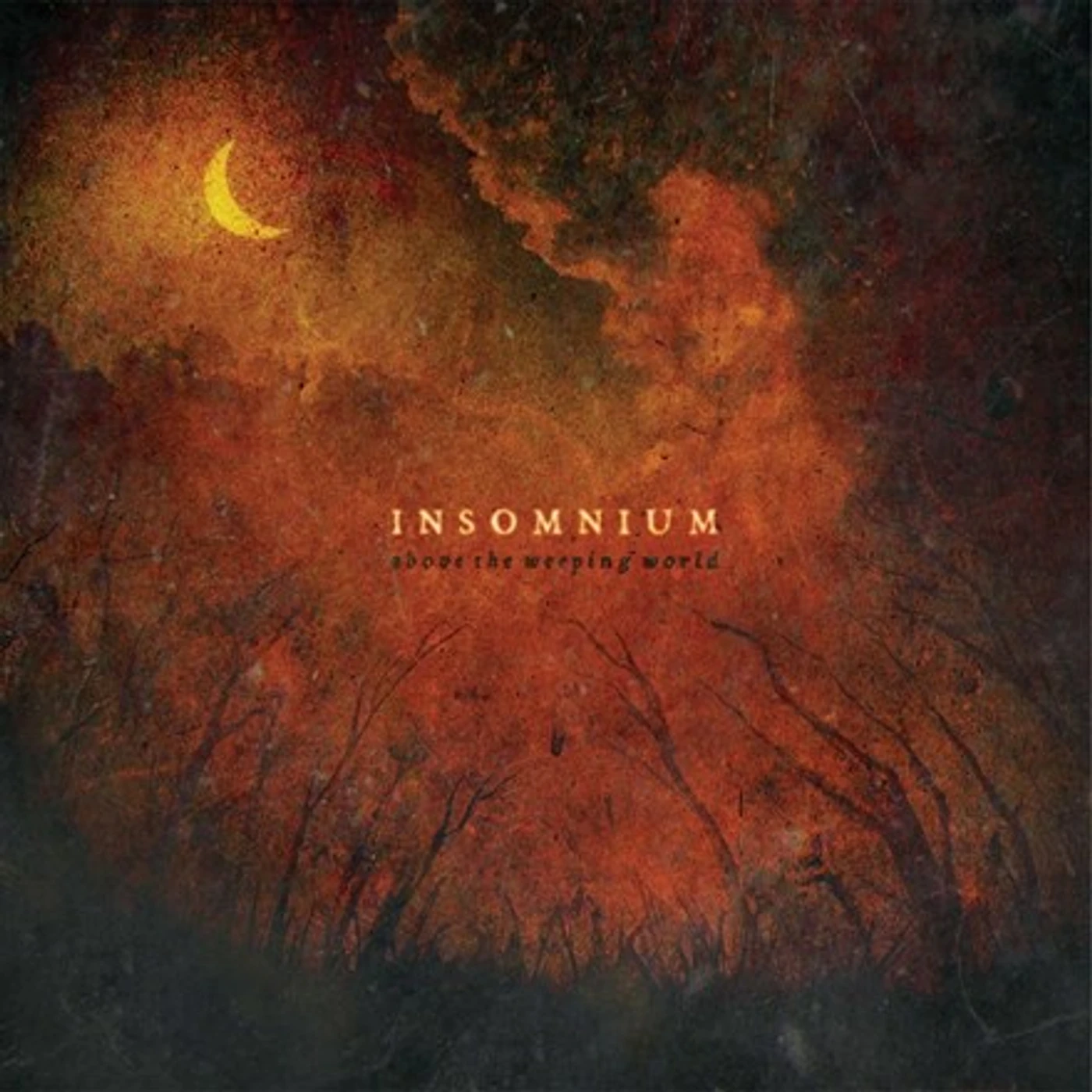 Insomnium ABOVE THE WEEPING WORLD - Limited Edition Orange Colored Vinyl Record