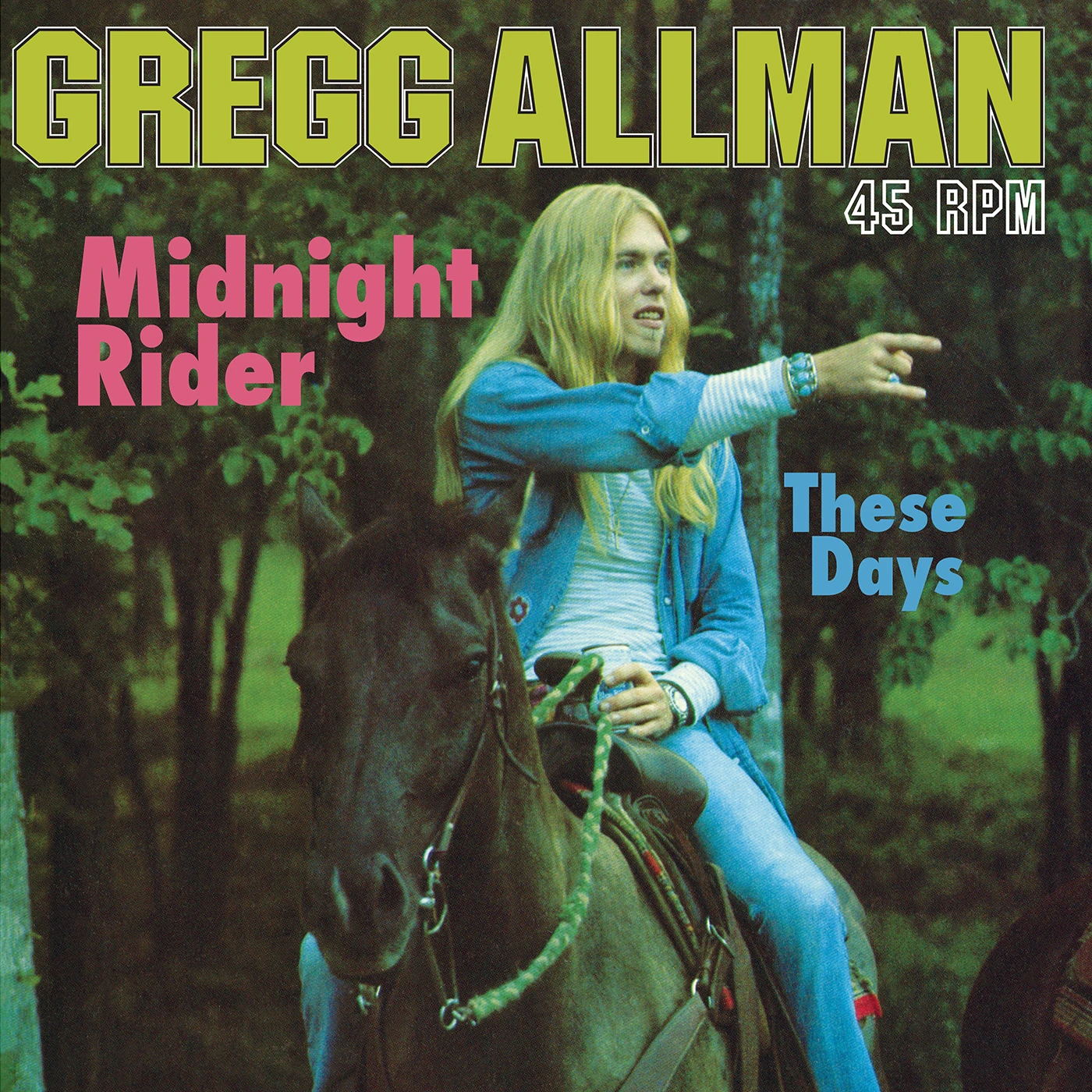 Gregg Allman MIDNIGHT RIDER / THESE DAYS (ALL-ANALOG 12 INCH) Vinyl Record